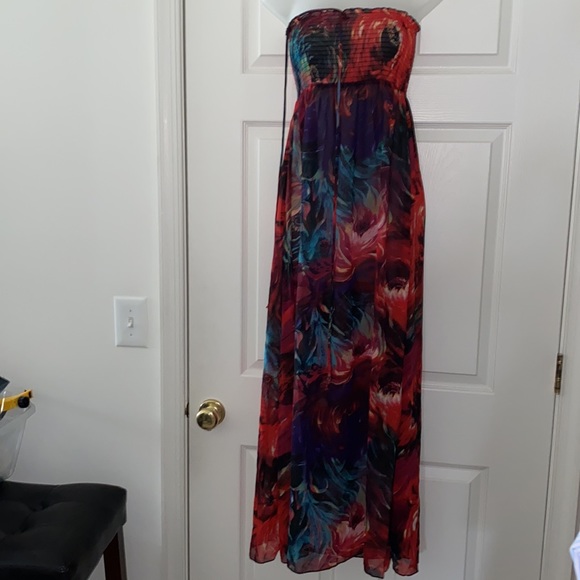 Boho Maxi Dress Beach Cover - Picture 4 of 12
